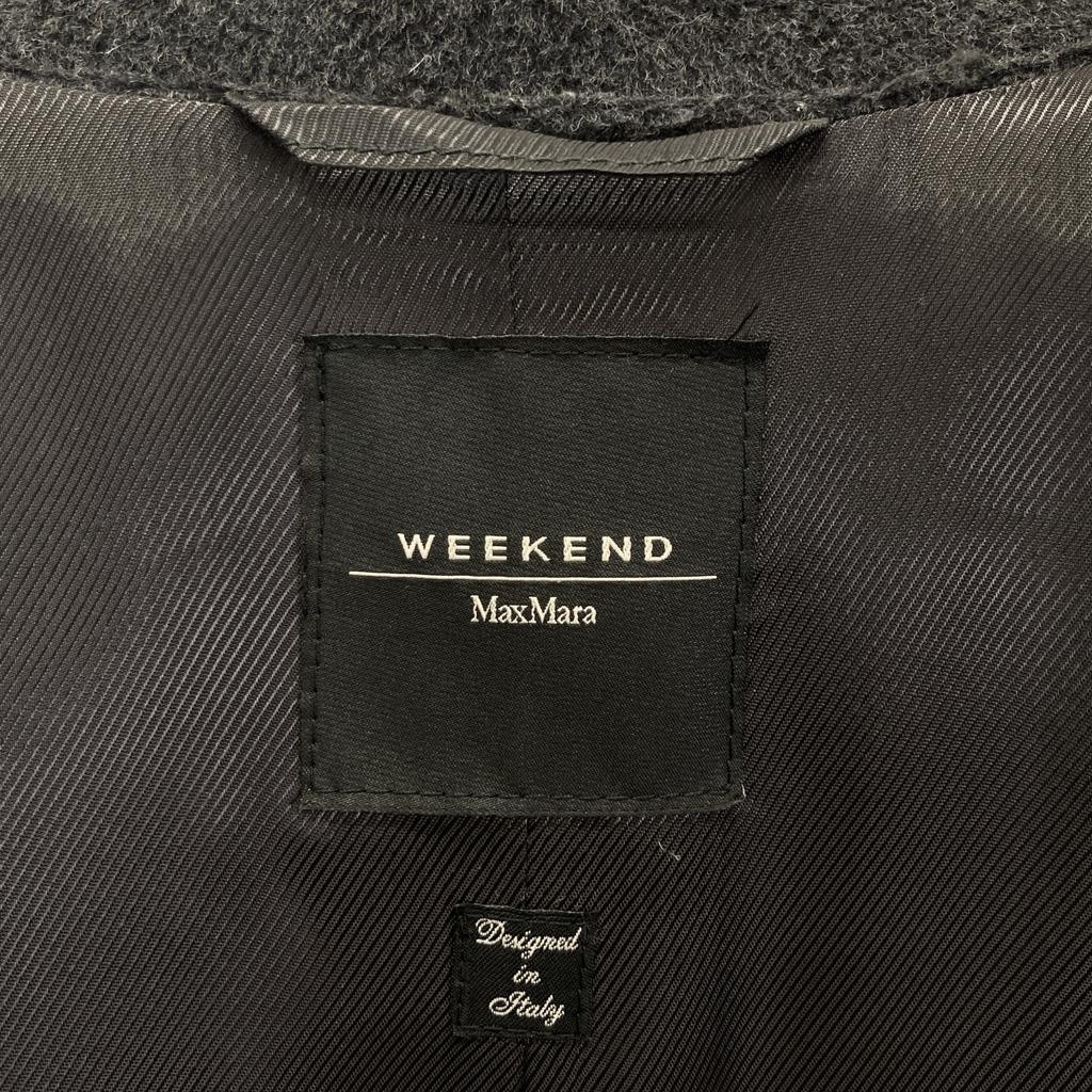 Max MaraWEEKEND 501602936 Charcoal Gray 100% Wool Chesterfield Coat coat 42 grayUsed