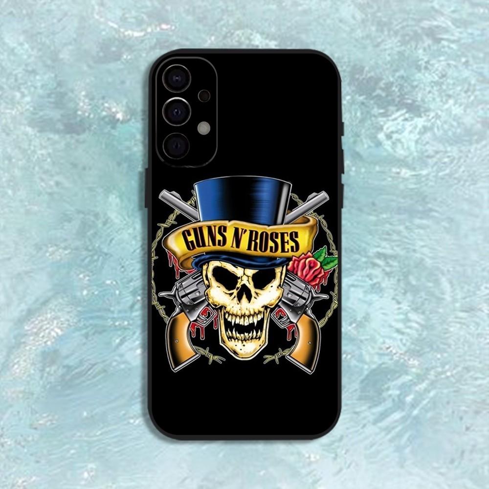 Band G-Guns N Roses Phone Case For Samsung S25,S24,S21,S22,S23,S30,Ultra,S20,Plus,Fe,Lite,Note,10,9,5G Black Cover