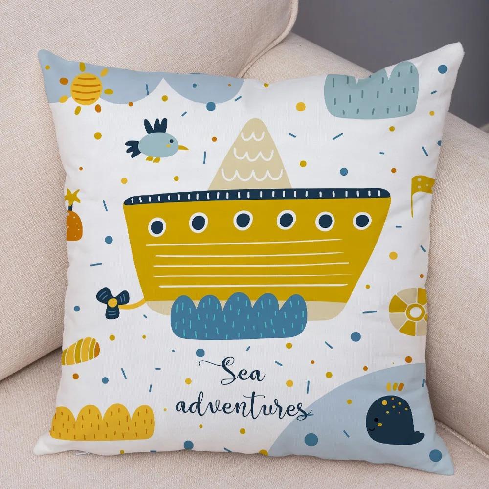 Cute Cartoon Animal Decorative Pillowcase Office Living Room Car Ornaments Home Pillowcase