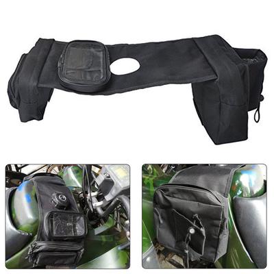 Alforjas Universales para Depósito de Combustible Exterior de Motocicleta Lado Izquierdo Derecho Bolsas de Herramientas para Basculante Bolsa de Sillín para Motocicleta