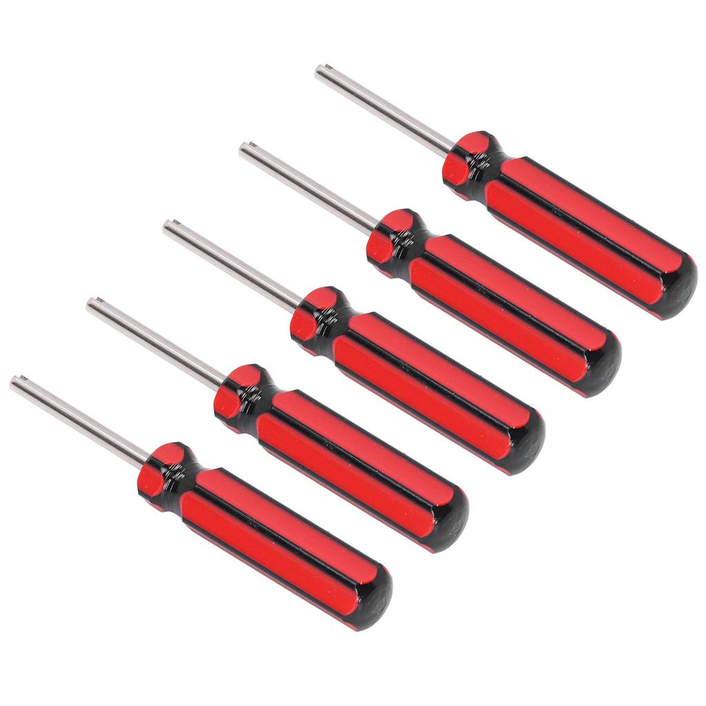 5Pcs Single Head Valve Core Remover Steel Car Truck Screwdriver for Motorcycles Bicycles