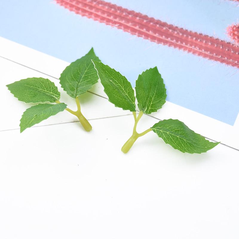 50/100pcs Rose Leaves Vase Home Room Garden Festival Decora Accessories Fake Leaves Scrapbook Diy Wedding Gift Artificial Plants