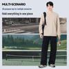 MINISO Men's Quick Dry Color Block Long Sleeve T-Shirt