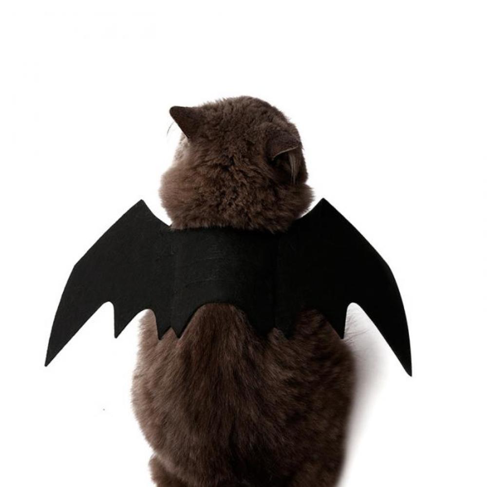 Pet Dog Cat Bat Wing Cosplay Prop Halloween Fancy Dress Costume Outfit Wings Costumes Photo Props Headwear