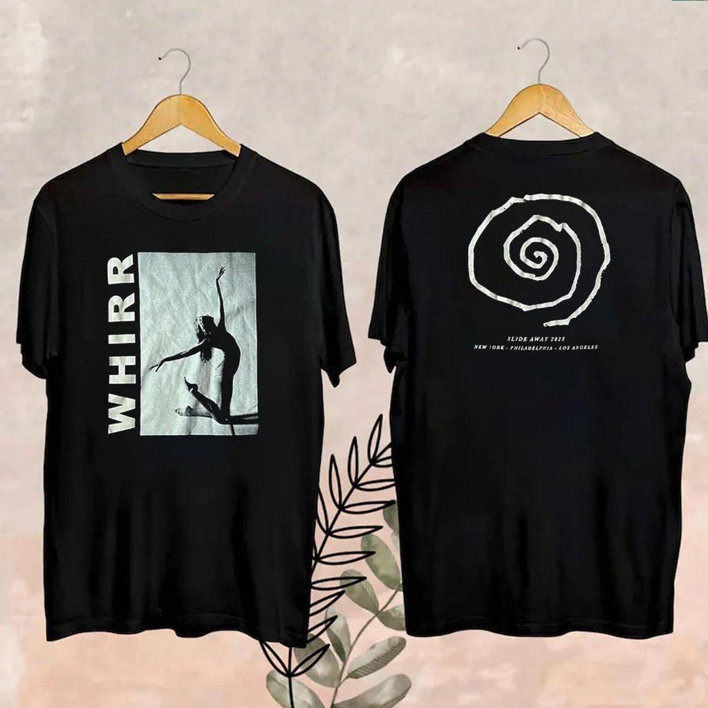 Whirr Slide Away 2025 T-shirt 2 sidor Alla Storlekar Bästa Gåvan