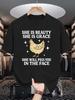 Unisexs Funny Chicken Slogan Graphic Tshirt Humorous Farm Animal Crew Neck Tees Casual Tops For Male Farm Lovers Quirky Gift