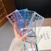 Luxury Card Bag Clear Wallet Crossbody Necklace Strap Case For Samsung S25 S24 S23 Ultra S22 S21 FE A55 A54 A53 A35 A33 5G Cover