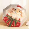 Christmas Bunny Gift Umbrella: A Festive, Auto-Opening Protection for Outdoor Adventures and Travel Essentials 024