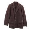 Paul Smith JEANS Striped Pattern Tailored Jacket L Brown Men's Used