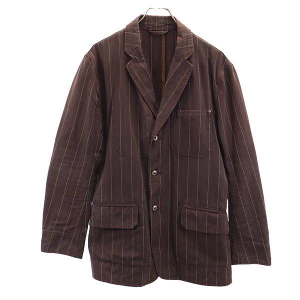 

Paul Smith JEANS Приталенный пиджак в полоску L Коричневый Мужской Б/у