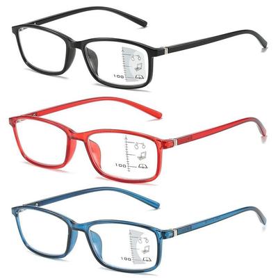 Anti-Blue Light Progressive Multifocal Reading Glasses Men Women Eye Protection Readers Eyewear Optical Presbyopia Eyeglasses