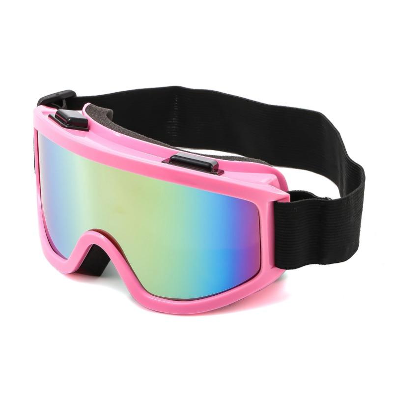 Fashion Large Frame Anti Fog Women Men Goggles Lens Anti-Collision Anti-Glare Lens Outdoor Sport Snow Snowboard Eyeglasses