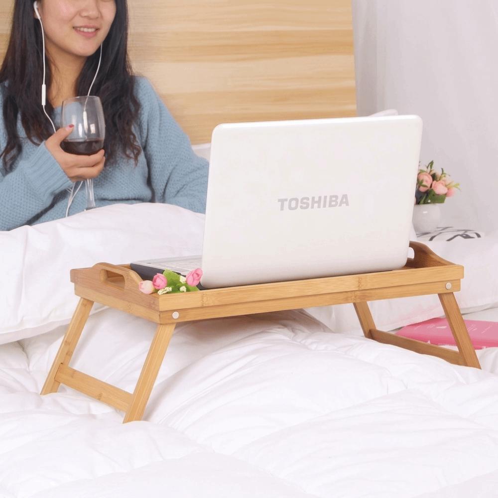 Space Saving Computer Desk Foldable Bed Table Tray Cozy Bed Tray Table Bedroom