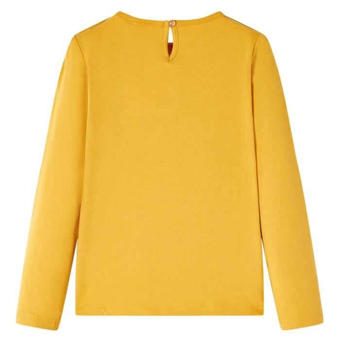 Children's Long-sleeved T-shirt with Rabbit Print 3 Colors and 5 Sizes Available