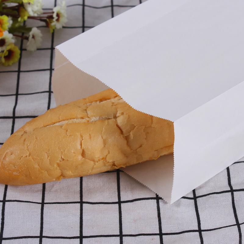 50Pcs/White Kraft Paper Bags Food and Vegetable Shopping Essentials Holiday Party Candy Packaging Lunch Bags Cookies Bread Bags!