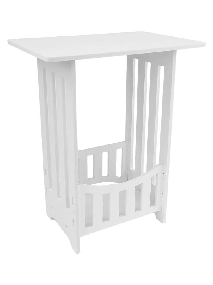 Narrow End Table 23 Tier Design for Books and Decorative Items Storage