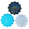 Mandalas Coaster Mold Flower Shape Silicone Mould Holographic Resin Molds Decor