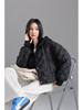 2025 Women's Korean Style Lightweight Hooded Down Jacket - Short, Taped Seam, Winter Fashion