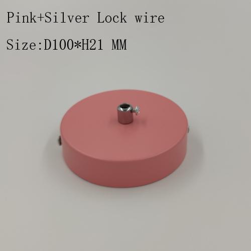 DIY Basis Vintage Rund 10cm Schwarz/Weiß/Silber Beleuchtungskörper Eisenarbeit