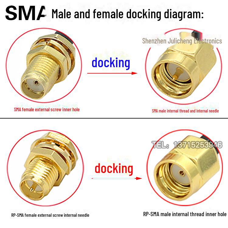 RF1.13 IPEX4 To SMA Female Adapter Cable, UF.L Antenna Jumper Generation 4L