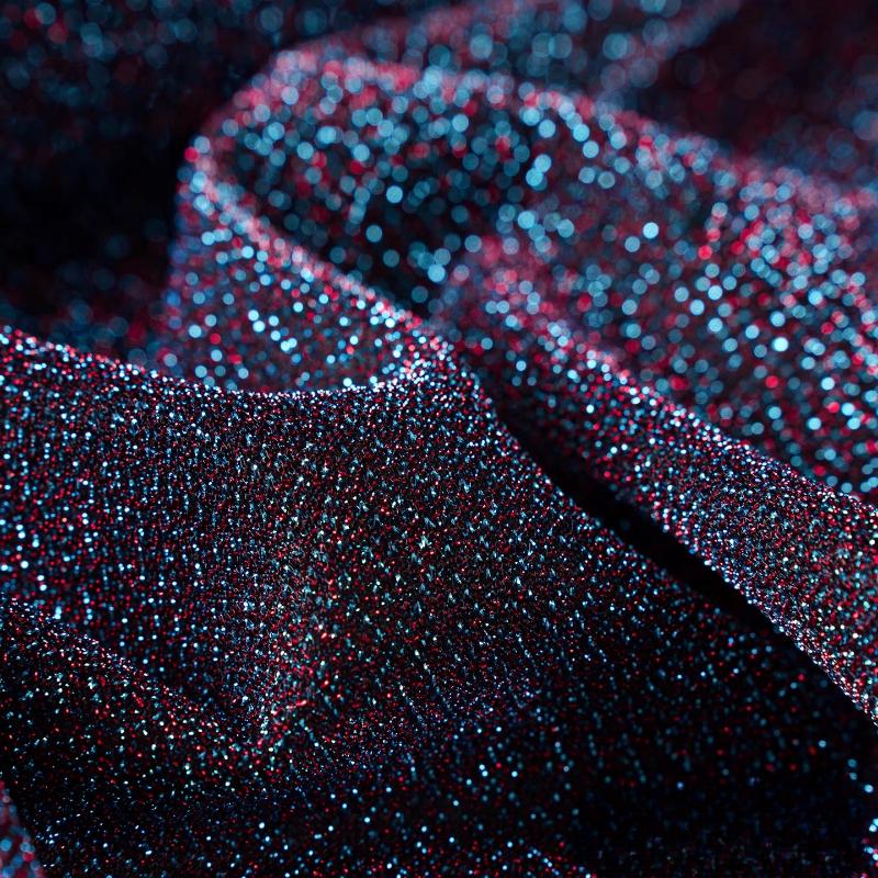 Oboustranná třpytivá hvězdná sametová látka Jasně hedvábná třpytivá sametová látka Nenatahovací pro DIY šití šatů Cheongsam