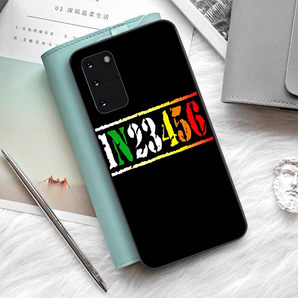 1N23456 M-Motorcycle Phone Case Silicone PC+TPU For Samsung S10 20 30 22 23 24 Plus Lite Ultra Cover