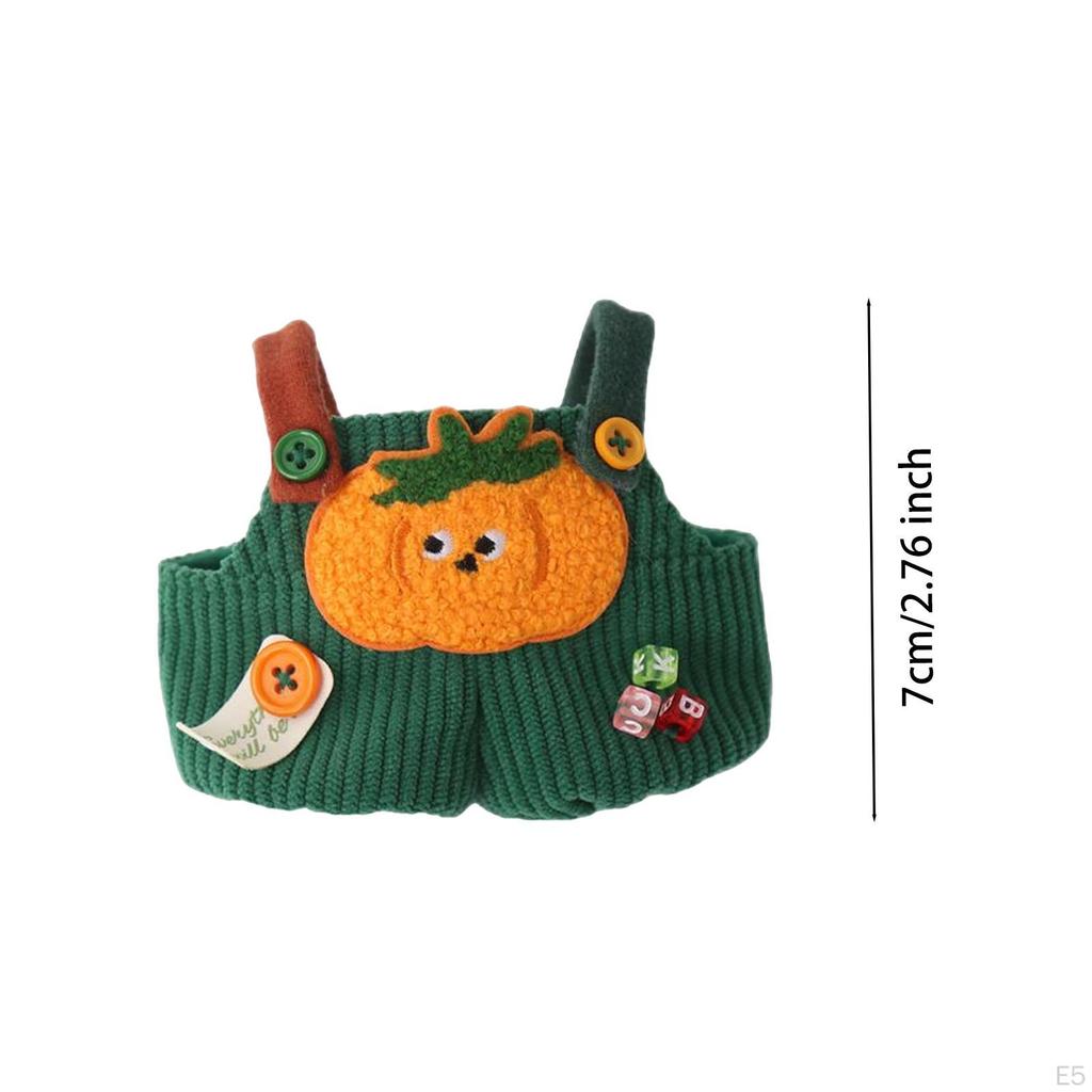 Plush Doll Jumpsuit Cotton Clothes DIY Accessories Dress Up Adorable Outfit