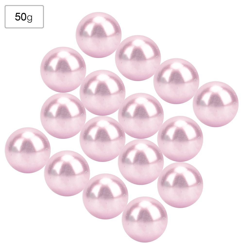

50G Непористые Имитация Жемчуга Украшение Аксессуары для Волос Ювелирные Изделия 6мм(Нейтральный Розовый)