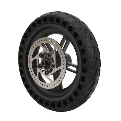 Conjunto Roda Traseira Scooter 8.5in Roda Pneu Sólido Cubo Roda Disco de Freio 110mm para Xiaomi M3651SLITE