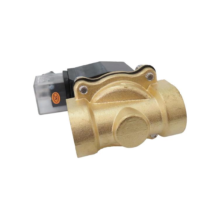 High Performance 3/4 inch Normally Open NO 110V-120V AC VAC Brass Solenoid Valve NPT