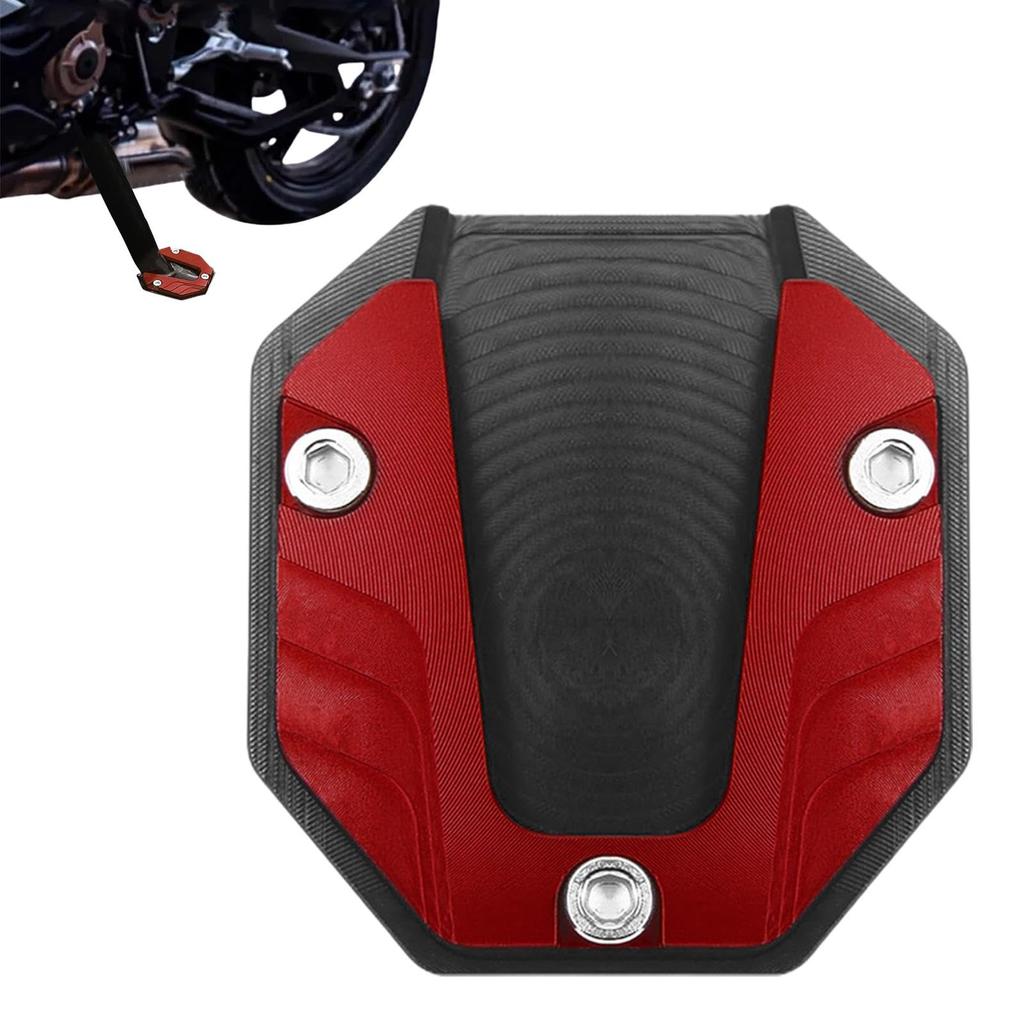 Motorcycle Kickstand Pad, Motorcycle Kickstand Plate - Bike Kickstand Plate Anti-Slip Side Stand Extension