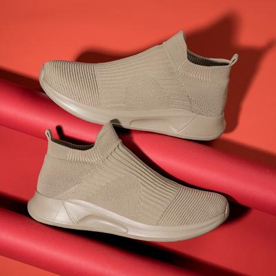 2024 frühling Herbst Neue Mesh Casual Schuhe Outdoor Dicke Sohle Mode Socken Schuhe männer Sport Vulkanisierte Schuhe Tenis Masculino
