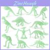 Realistic Dinosaur Skeleton Model Set With 12 Pieces For Educational Play And Display