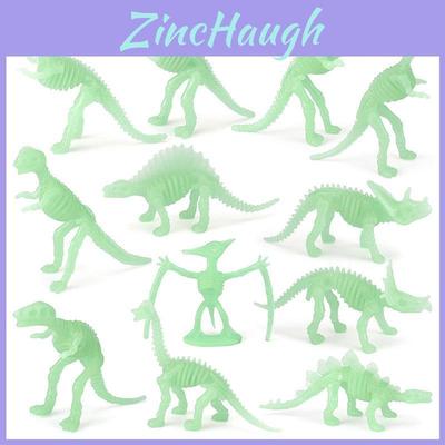 Set de Modelo de Esqueleto de Dinosaurio Realista con 12 Piezas Para Juego Educativo y Exhibición