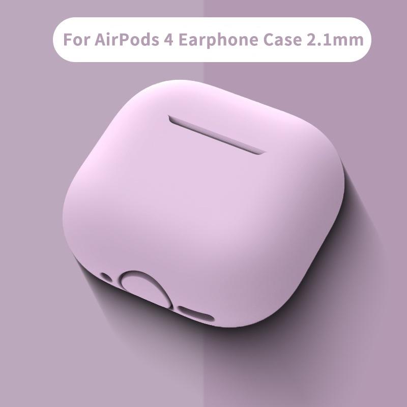 New Case For Apple Airpods 4 Silicone Protective Cover With Charging Port Anti-Dust Dirt Dust Plug For Airpods 4 Earphone Case