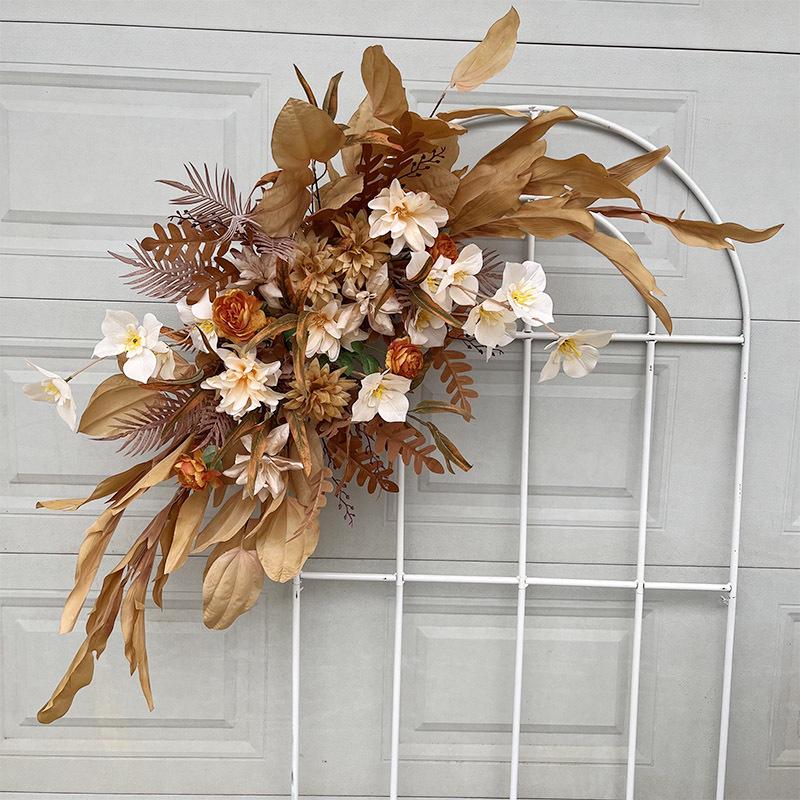 Complete Wedding & Banquet Artificial Flower Set: Ground Rows & Table Decor