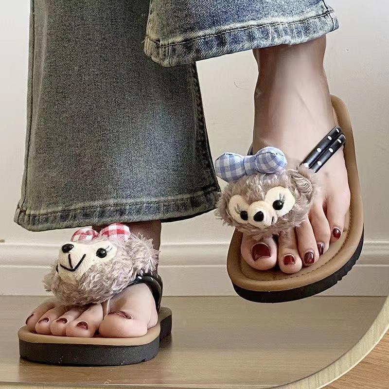 Flip Flops Women's Outdoor Wear 2025 Summer New Style Soft Bottom Fashionable Versatile Internet Famous Sandals Flat Bottom