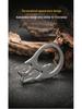 Titanium Alloy Multi-Functional Bottle Opener & Self-Defense Keychain