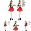 Hochwertiges Oktoberfest Bier Kellnerin Dirndl Outfit Ideal für Themenpartys