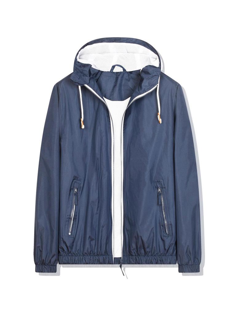 Geacă de vânt impermeabilă ușoară pentru bărbați: Jachetă de alpinism cu un singur strat pentru exterior