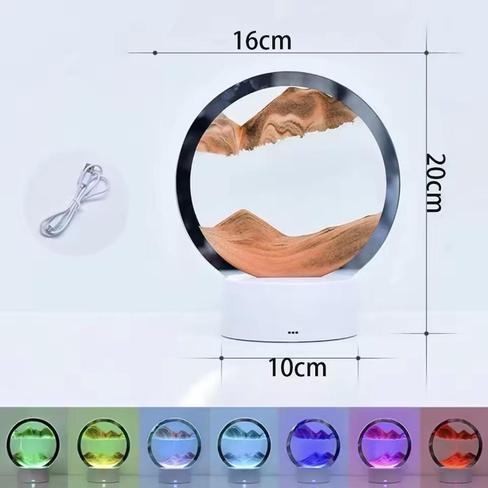 Creative Hourglass Luminous Quicksand Painting Ornament Art Multi-purpose Living Room Office TV Cabinet Multi-scene Decoration