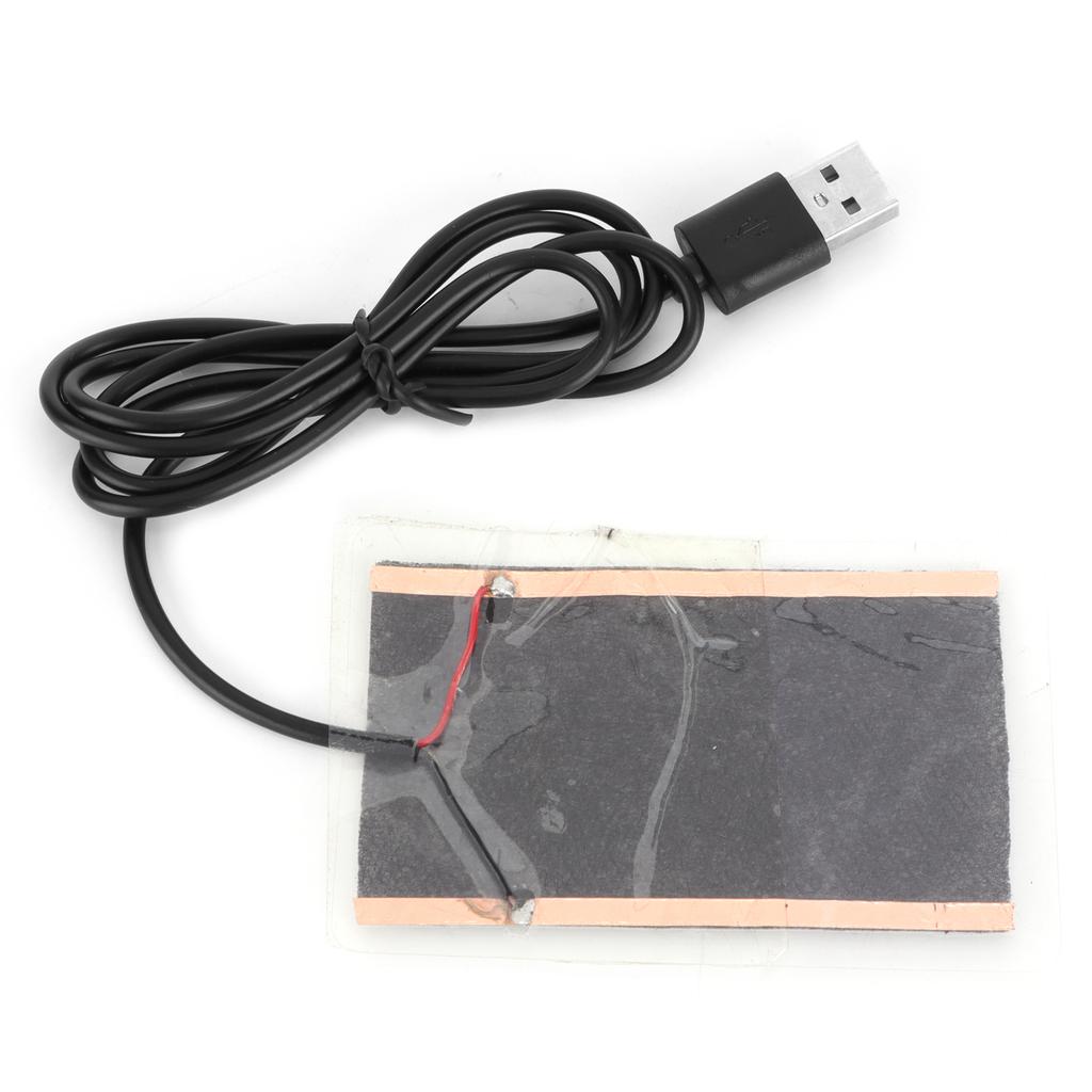 USB Heating Film Carbon Fiber Bending Resistant Heater Suitable for Reptiles Gloves