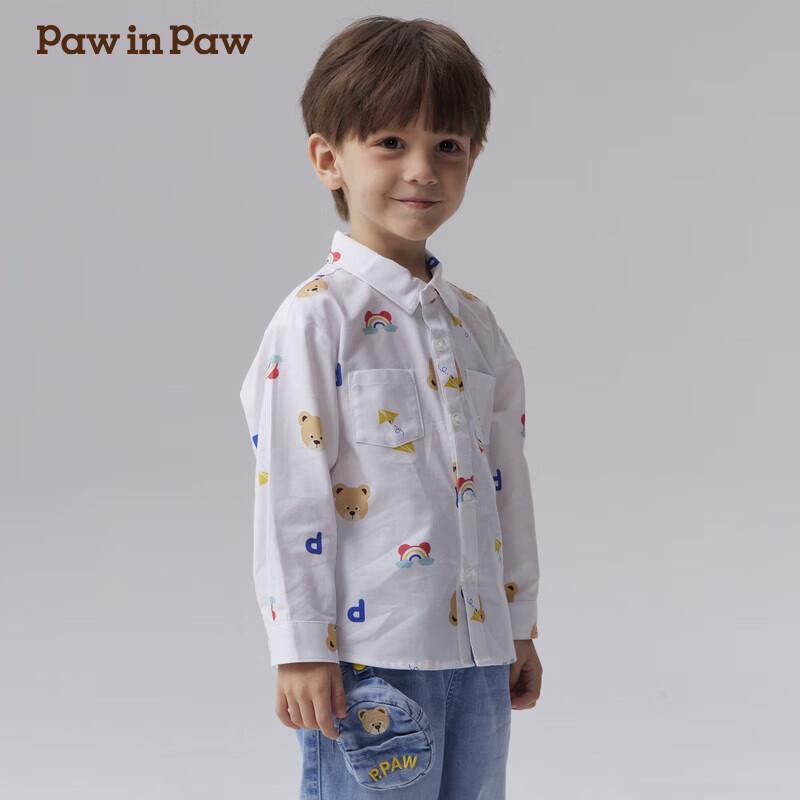 PawinPaw Boys' Printed Long Sleeve Shirt