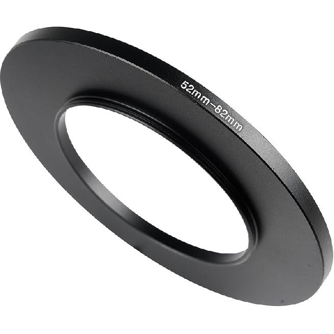72-77mm Metal Step-Up/Down Ring Adapter Compatible with Mirrorless Cameras DSLR Lens, UV CPL ND Filter Thread Converter, Black