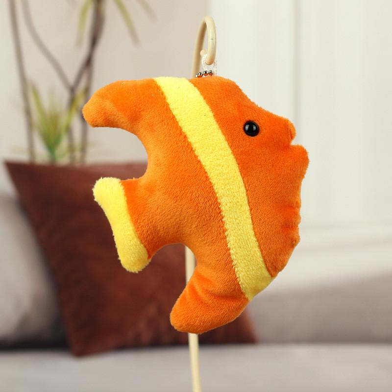 

Cute Plush Tropical Fish Doll Soft Stuffed Animal Toy For Kids In Vibrant Colors жёлтый