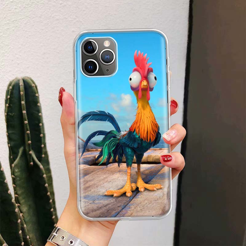 Chicken Hen Rooster For iPhone 17 Air 16 15 14 Plus 13 Mini 12 11 Pro Max Phone Case 16E 7 Print 8 SE Fundas Cover Soft Coque 16