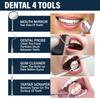30ml Moldable Teeth Glue 4 Dental Tools Temporary Tooth Filling Set Difficult to Deform Smile Confidently