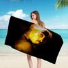 2PAC hip -hop singer Microfiber Beach Towel Absorbent Quick dry Soft Yoga Swimming Resort Mountain Climbing Towel