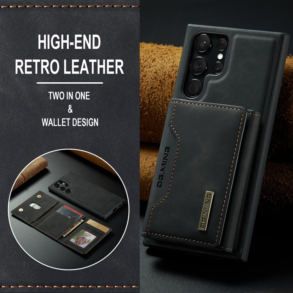 Luxusní obchodní kožené pouzdro na peněženku pro Samsung Galaxy S22 Ultra 5g S21 Plus S20 Fe A53 A33 A13 A73 Shockproof Cover