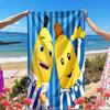 Bananas in Pyjamas Aufdruck Strandtuch, Vielseitiges Leichtes Saugfähiges Strandtuch für Pool Surfen Yoga Badezimmer, Perfektes Geburtstags-Urlaubsgeschenk